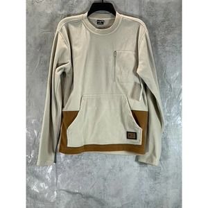 Hurley Men's Bone Fleece Crewneck Capetown Windchill Pullover Sweatshirt SZ S